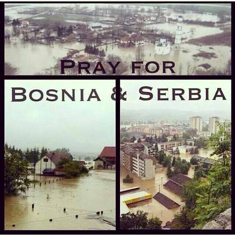 POPLAVE U SRBIJI I BOSNI